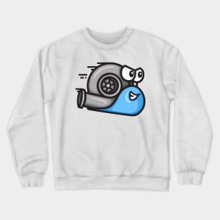 Turbo Snail - Baby Blue Crewneck Sweatshirt